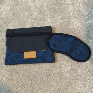 Someone Somewhere Travel Pouch and Eye Mask